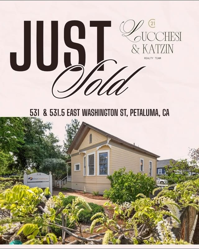 Just sold: 531 and 531.5 East Washington Street, Petaluma
